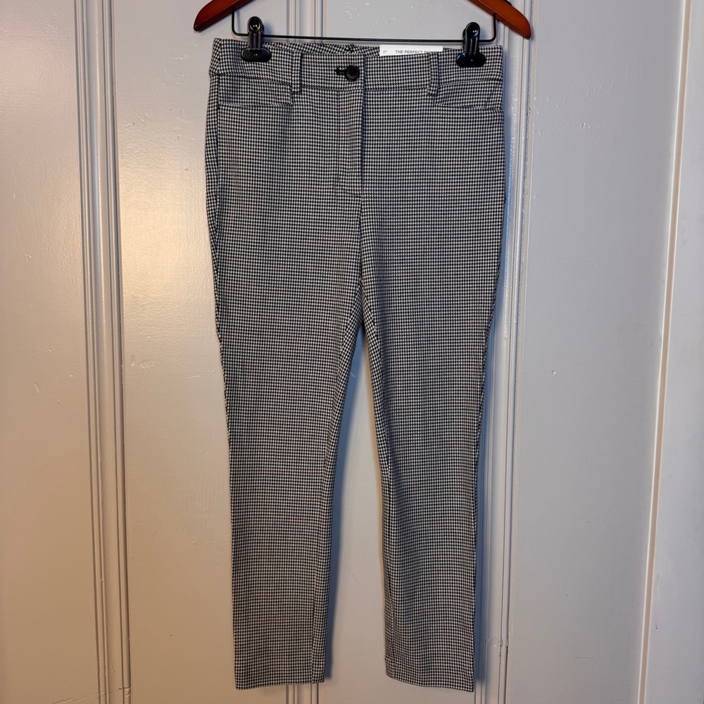 LOFT Women's Perfect Skinny Pants in Windowpane Houndstooth Size 2 P‎ NWT
